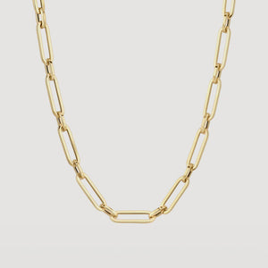 Blush 14ct Gold Interlink Necklace