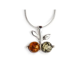 Amber Cherry Necklace