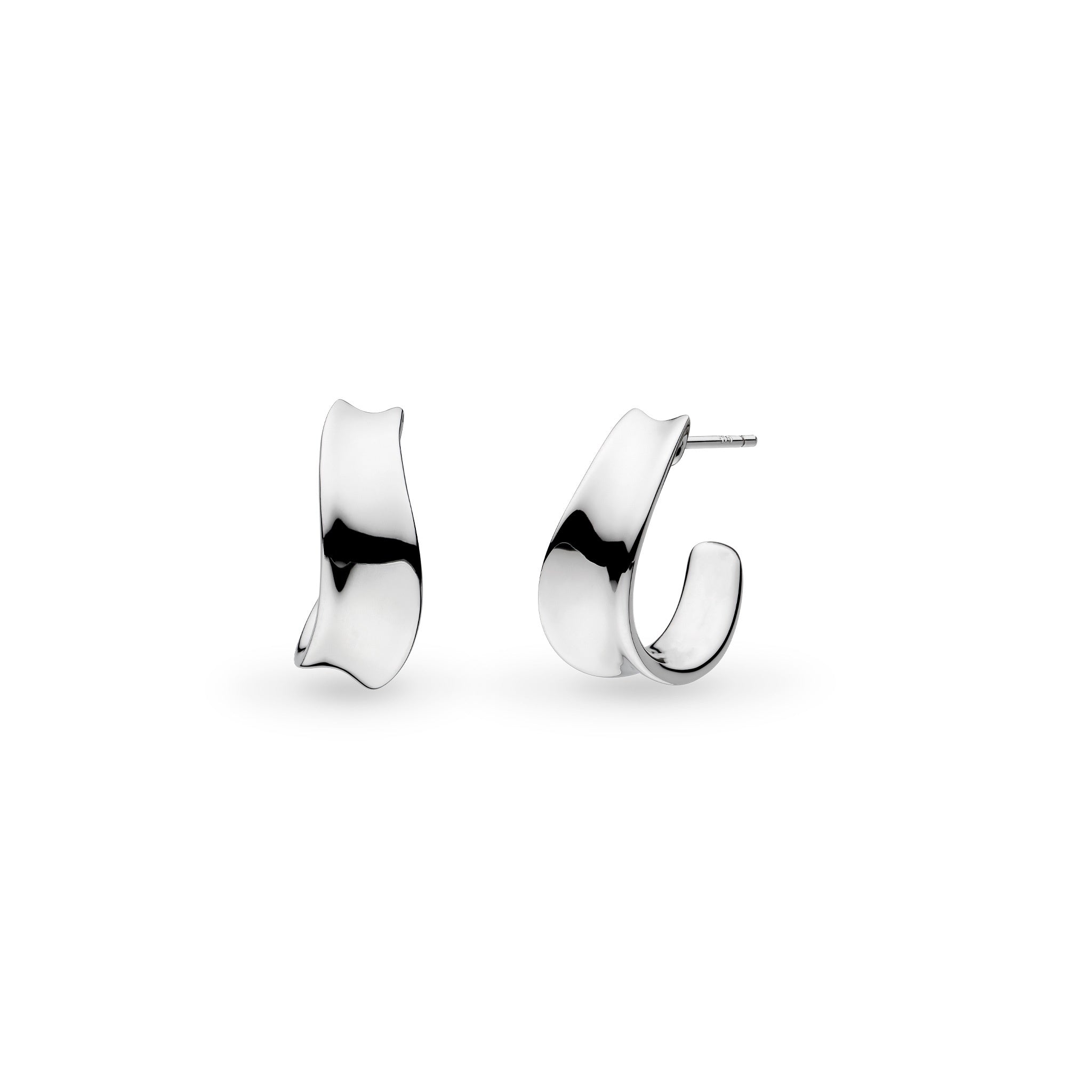 Kit Heath Serenity Grande Semi Hoop Stud Earrings