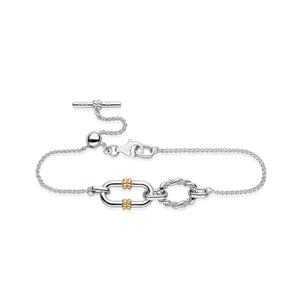 Kit Heath Marina Rope Link Duo Golden Slider Bracelet