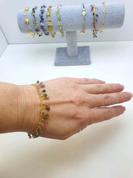 Valentina Beaded Tourmaline Bracelet