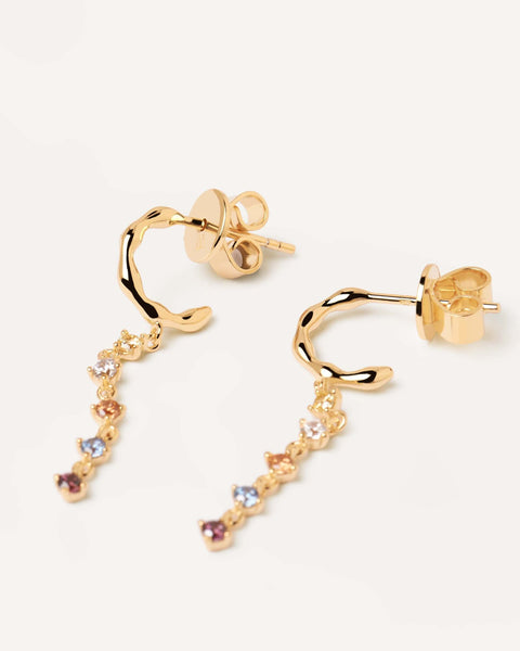 PDPAOLA Gold Sage Earrings