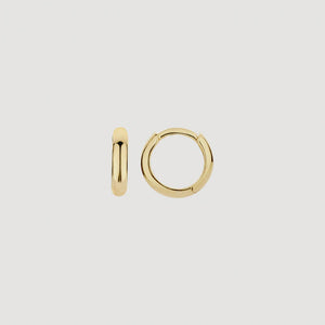 Blush AP 14ct Gold 2mm Huggie Hoop Earrings