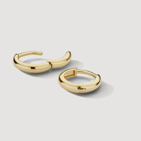 Blush AP 14ct Gold 2.1mm Huggie Hoop Earrings