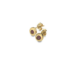 9ct Gold 4.5mm Ruby Studs