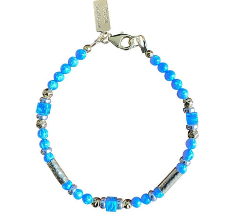 Gold Opalite Beaded Bracelet