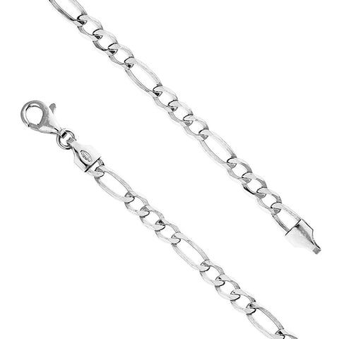 Sterling Silver Round Oval Link Chain