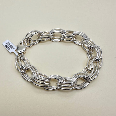 Heavy Triple Navette Bracelet