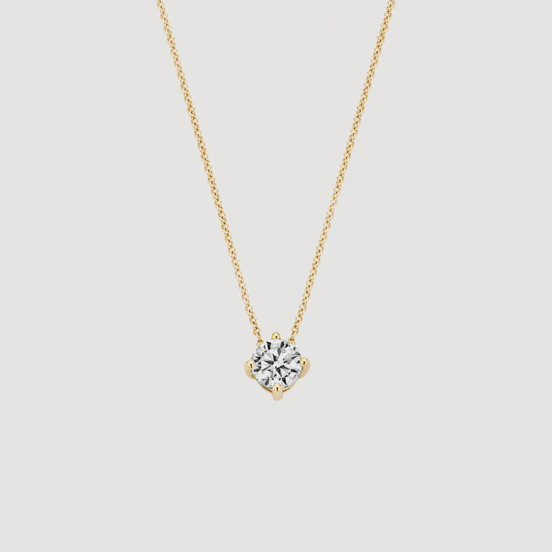 Blush AP 14ct Gold 4mm Zirconia Necklace