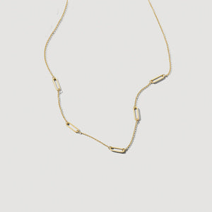 Blush AP 14ct Gold Alternating Link Necklace