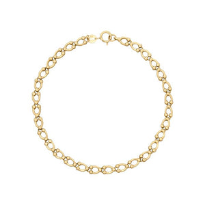 9ct Gold Oval Link Bracelet