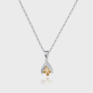 Christin Ranger Gold and Silver Snowdrop Necklace