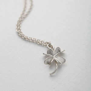 Sterling Silver Lucky Clover Necklace