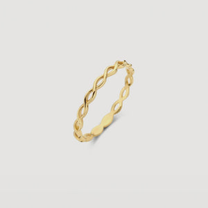 Blush AP 14ct Gold Entwined Stacking Ring