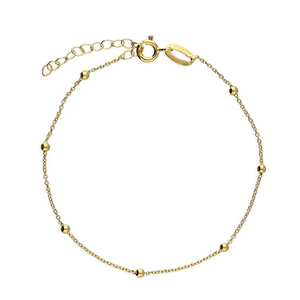 Gold Plated Trace Satellite Bracelet