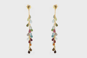 Valentina Tourmaline Beaded Earrings