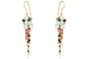 Gabriella Tourmaline Beaded Earrings