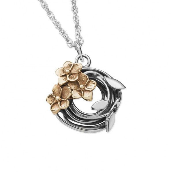 Silver & Gold Entwined Necklace