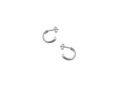 Sterling Silver Shape Wedding Band Studs