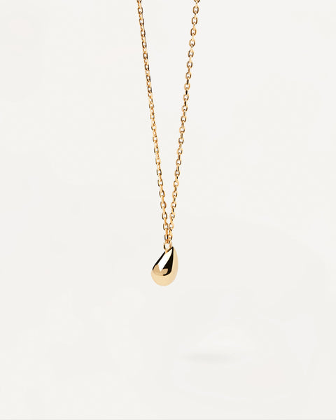 PDPAOLA Gold Drop Necklace