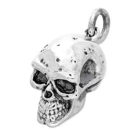 Sterling Silver Small Skull Pendant necklace