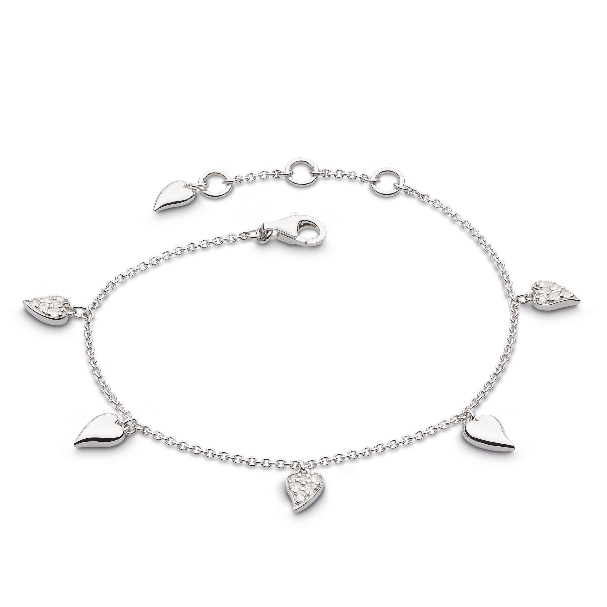 Kit Heath Precious Pavé Heart Station Bracelet