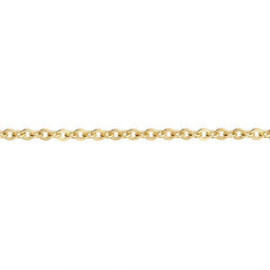 9ct Yellow Gold Minibel filed 18" Chain