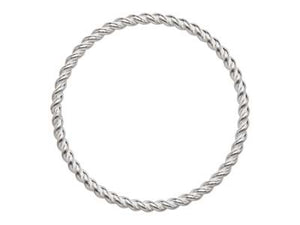 Sterling Silver Twisted 0.9mm Ring