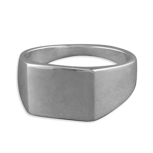 Sterling Silver Square Signet Ring