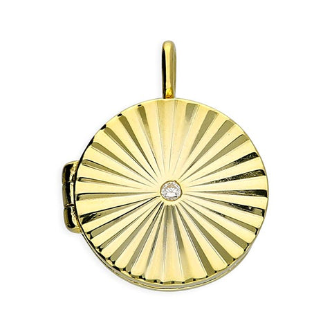 Gold Plated Round Locket