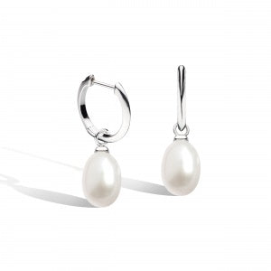 Kit Heath Revival Astoria Pearl Drop Hoop Earrings